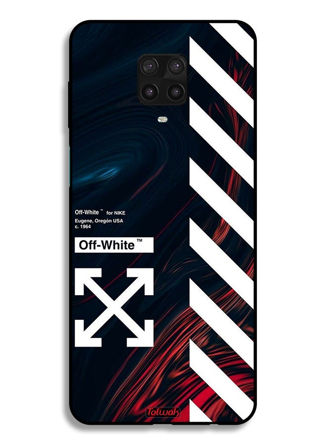 Tolwak Xiaomi Redmi Note 9 Pro Protective Case Cover Off White Sticker - Image 2