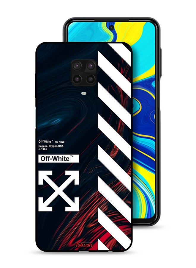 Tolwak Xiaomi Redmi Note 9 Pro Protective Case Cover Off White Sticker - Image 1