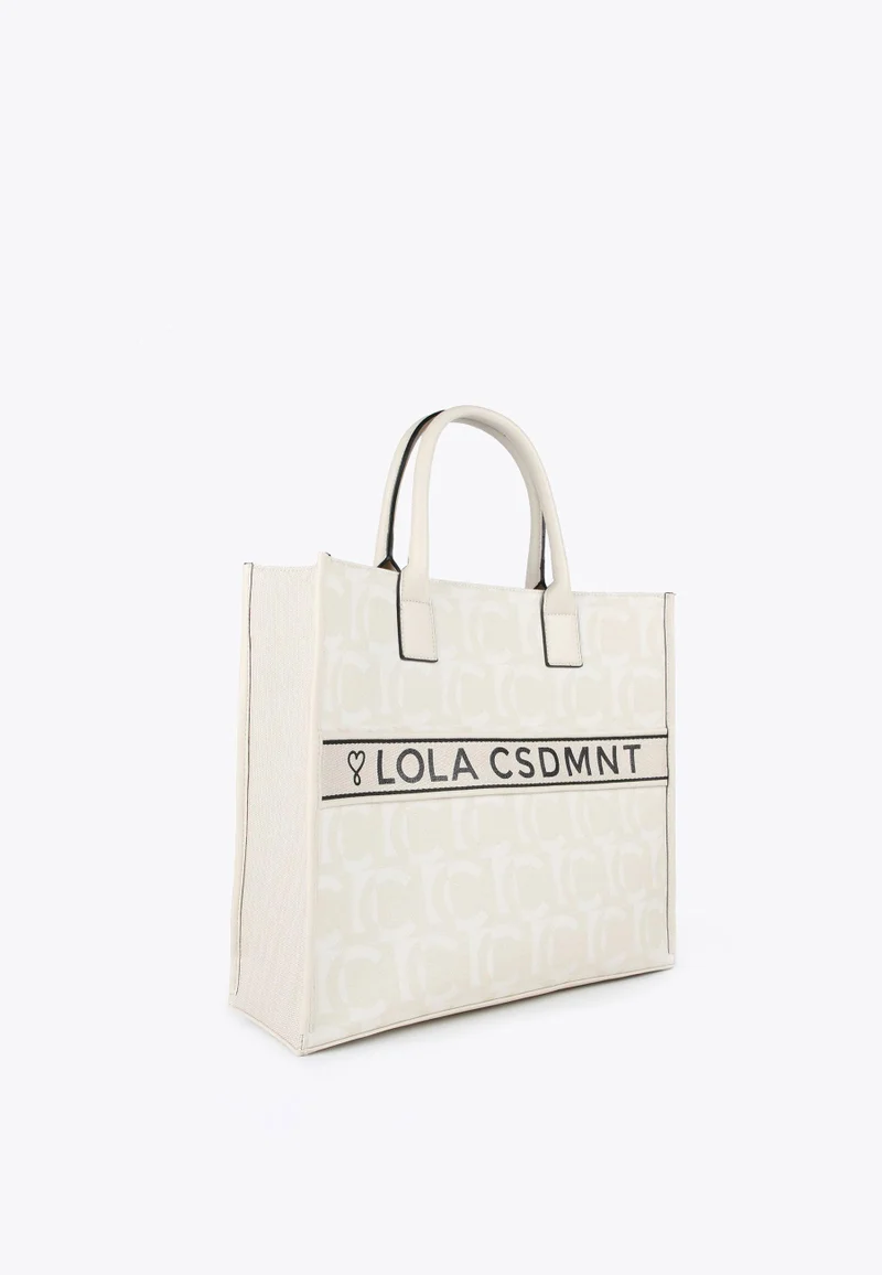 لولا كساديمونت حقيبة يد مزينة بأحرف الماركة