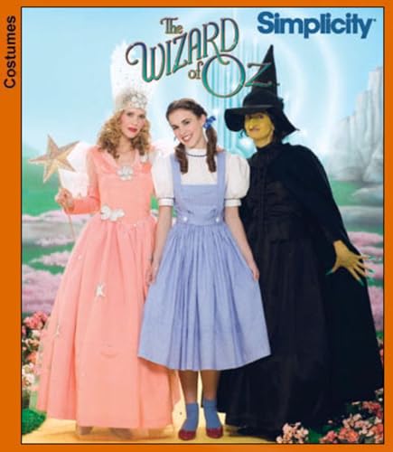 Simplicity 4136 'Wizard of Oz' Dorothy, Wicked Witch and Glinda Good Witch Halloween Costume Sewing Pattern for Women, Sizes 14-22 - Image 4