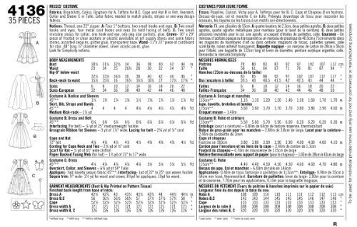 Simplicity 4136 'Wizard of Oz' Dorothy, Wicked Witch and Glinda Good Witch Halloween Costume Sewing Pattern for Women, Sizes 14-22 - Image 3