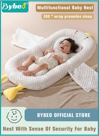 3 Pcs Multifunctional Baby Nest For Sleeping, Baby Sleeping Nest with Head Shaping Pillow and Foot Cushion - pzsku/ZF6CF7CE5E926BBFA51C7Z/45/_/1724739180/de3f75ff-464f-480f-8c68-b1639d67a47b