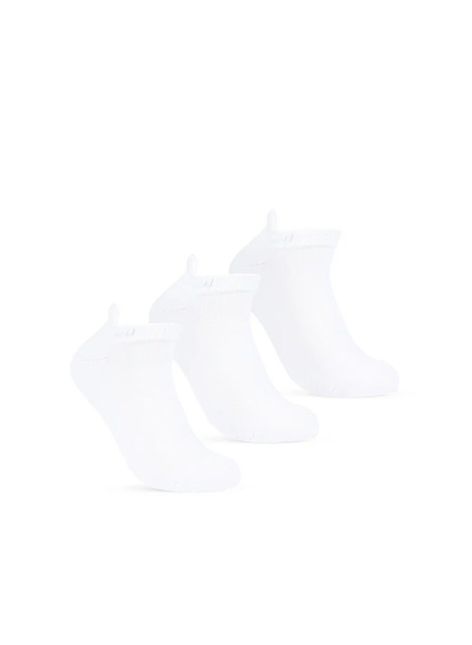 STITCH STITCH Women's Pack of 3 Half Terry High Ankle Socks 