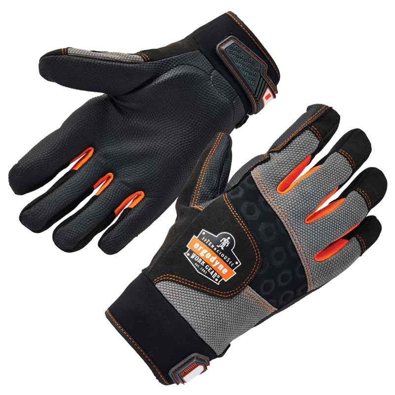 Ergodyne ProFlex 9002 AntiVibration Work Gloves ANSIISO Certified Full Fingered XLarge Black - Image 2