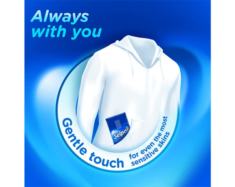 Selpak Pocket Hanky Mentholated Tissue - 4 ply 10 Sheets/Piece - Image 3