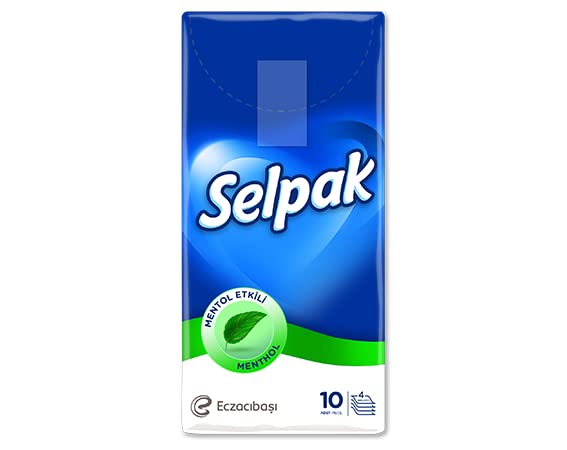 Selpak Pocket Hanky Mentholated Tissue - 4 ply 10 Sheets/Piece - Image 2
