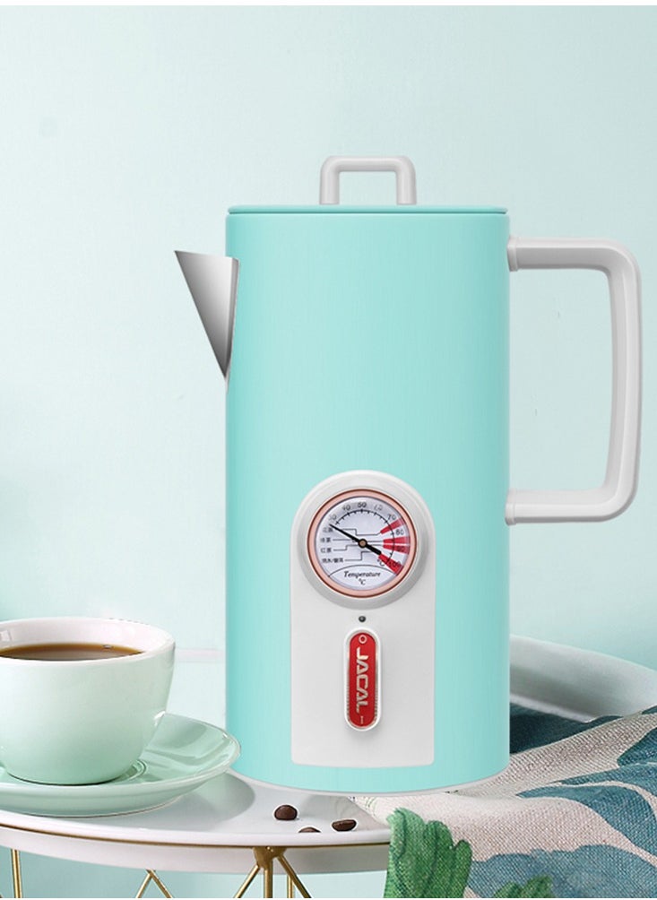 JACAL Stainless Steel Electric Kettle with Thermometer 1.5L 1800W GL-E12  - Image 1