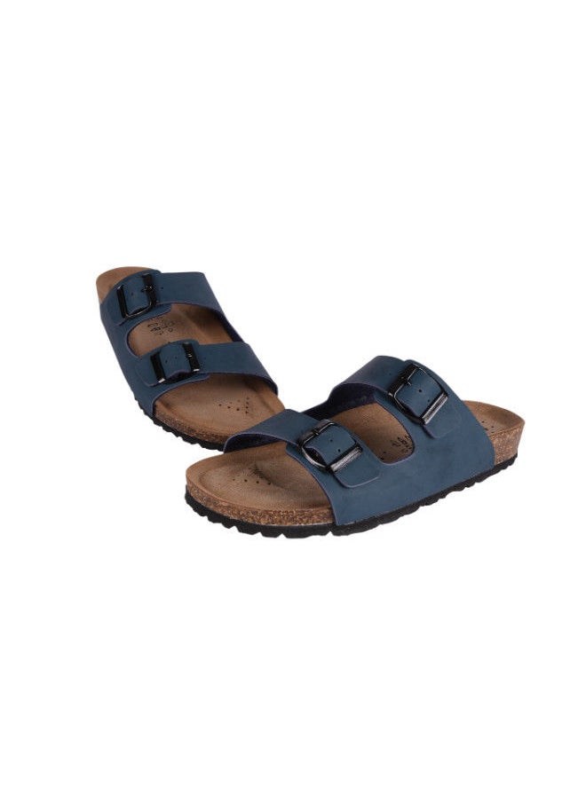 BiOCHIC Biochic Ladies Double Strap Sandals 012-437 200-Blue  - Image 2