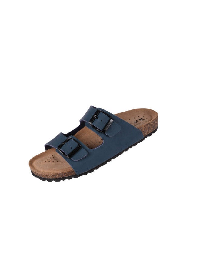 BiOCHIC Biochic Ladies Double Strap Sandals 012-437 200-Blue  - Image 3