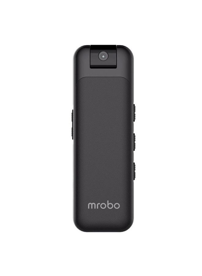 BURAQ - Mrobo D3 1080P Rotating Camera HD Infrared Night Recording Pen, Size: 128GB(Black) - Image 1