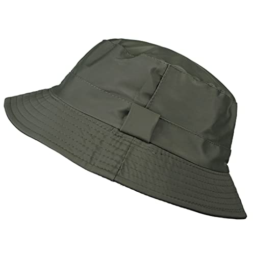 Toutacoo, Bucket Rain Hat - 07-Khaki/Size Large - Image 1
