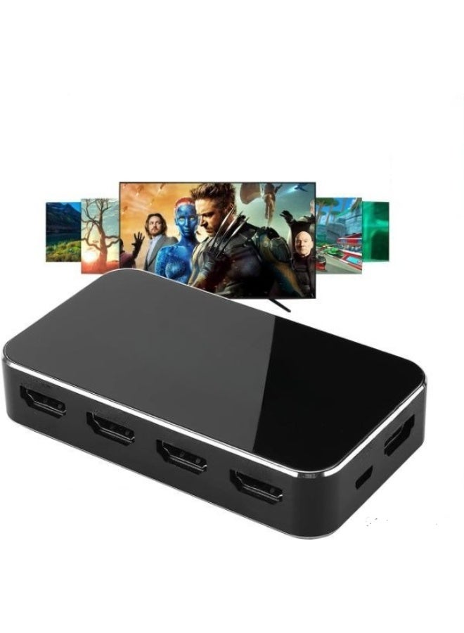 4-Port HDMI 2.0 Switch with Remote Control – 4K × 2K UHD HDMI Adapter – Compatible with MacBook, HD TV, Laptop, Xbox 360, PS4 - Image 3