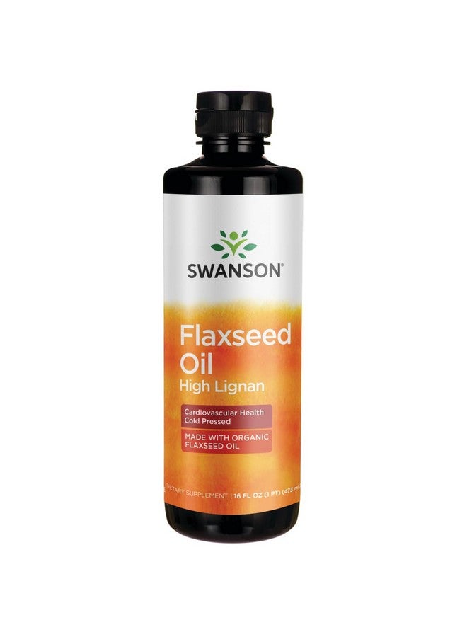Swanson Flaxseed Oil High Lignan (Omegatru) 16 fl Ounce (473 ml) Liquid - Image 1