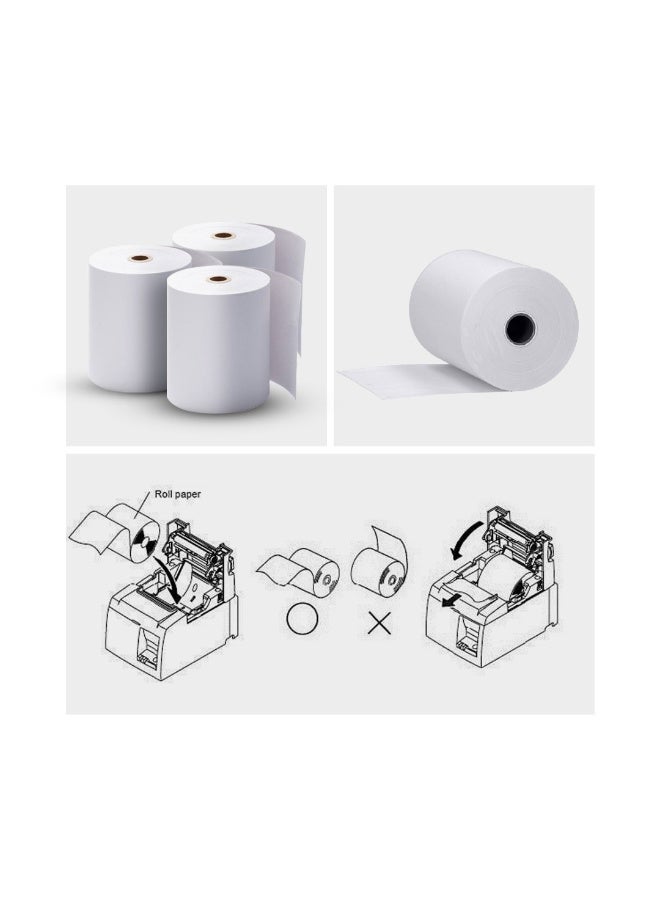 NCTS 80x80mm Premium POS Receipt Thermal Paper Roll Box High-Sensitivity POS Premium Cash Register Till Rolls 50 pcs per Box - Image 4
