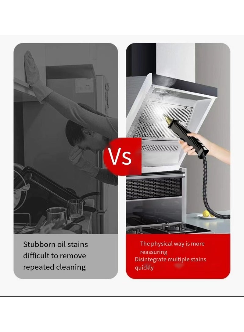 JC 2500W handheld steam cleaner, used for cleaning high-pressure steamers, portable steam cleaner, suitable for cars, kitchens, furniture, ceramic tiles (white)  - Image 3