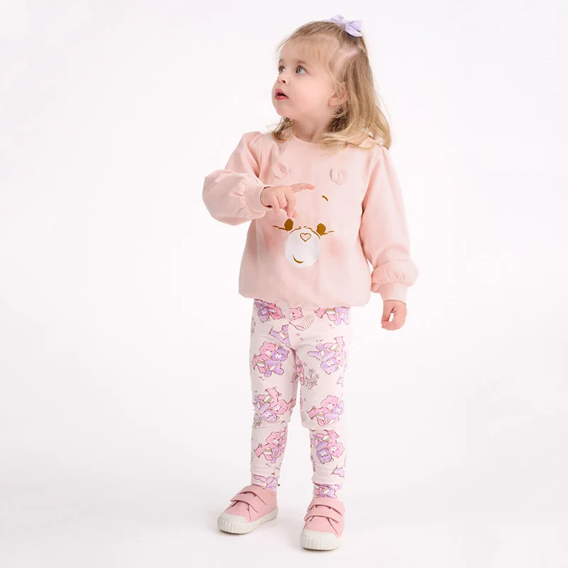 Cool Club بنطلون ليجنز قطن وردي فاتح مطاطي