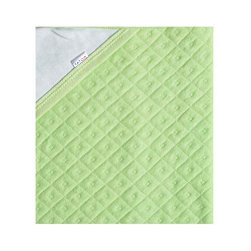 CATCUB Ultra Soft Cotton Baby Hooded Towel Combo - Pack of 2 (Green & Pink) - Image 5