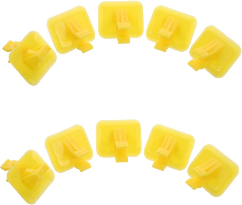 VOSAREA 10pcs Engine Hood Support Clip Auto Hood Prop Rod Clamp for Lift Strut Clamp - Image 1