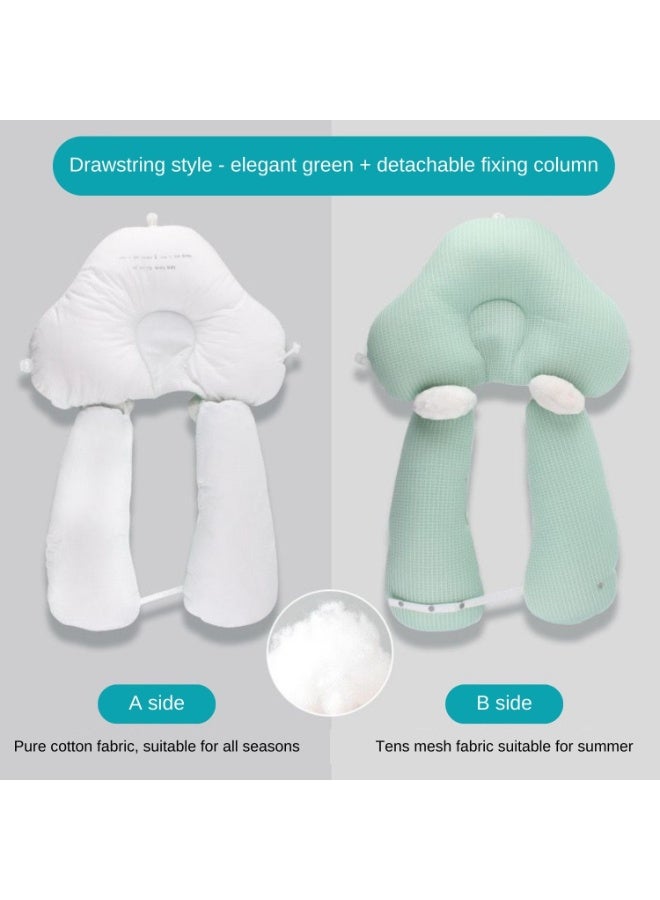 GrowMore Premium Baby Head & Body Support Pillow | 2‑Side Breathable Design + Soothing Column - Image 3