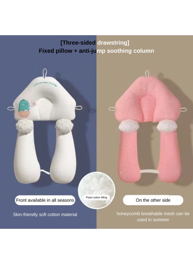 GrowMore Premium Baby Head & Body Support Pillow | 2‑Side Breathable Design + Soothing Column - Image 2