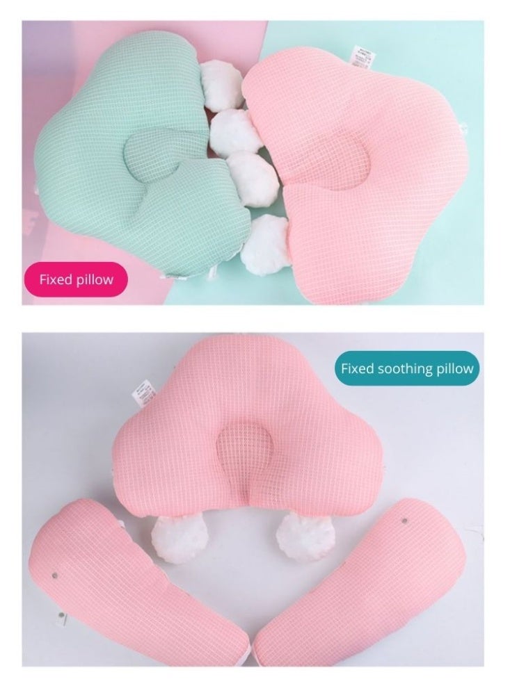 GrowMore Premium Baby Head & Body Support Pillow | 2‑Side Breathable Design + Soothing Column - Image 4