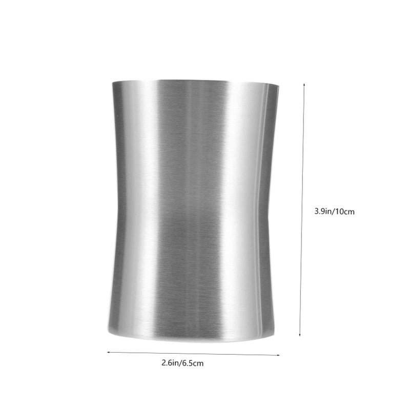 Stainless Steel Mouthwash Cup Creative Toothbrush Holder Travel Bathroom Tumbler - Image 3