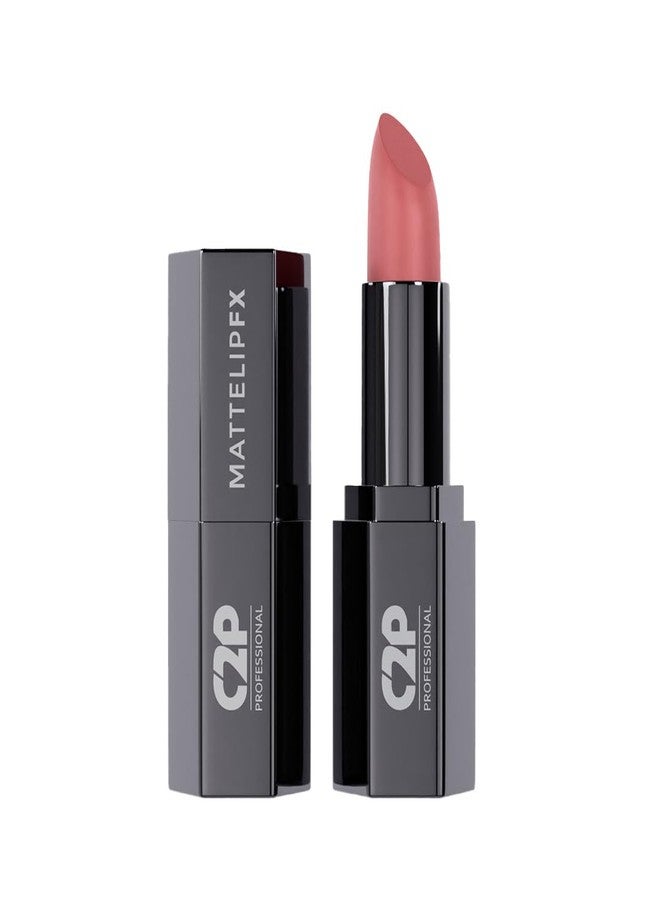 C2P PROFESSIONAL MAKEUP C2P Pro Matte Lip FX Creamy Bullet Lipstick for Women | Long Lasting | Non Transfer | Waterproof & Smudge-Proof | Keeps Lips Moisturized with Vitamin E & Shea Butter - 3.5 gm, Delicate 08 - Image 1
