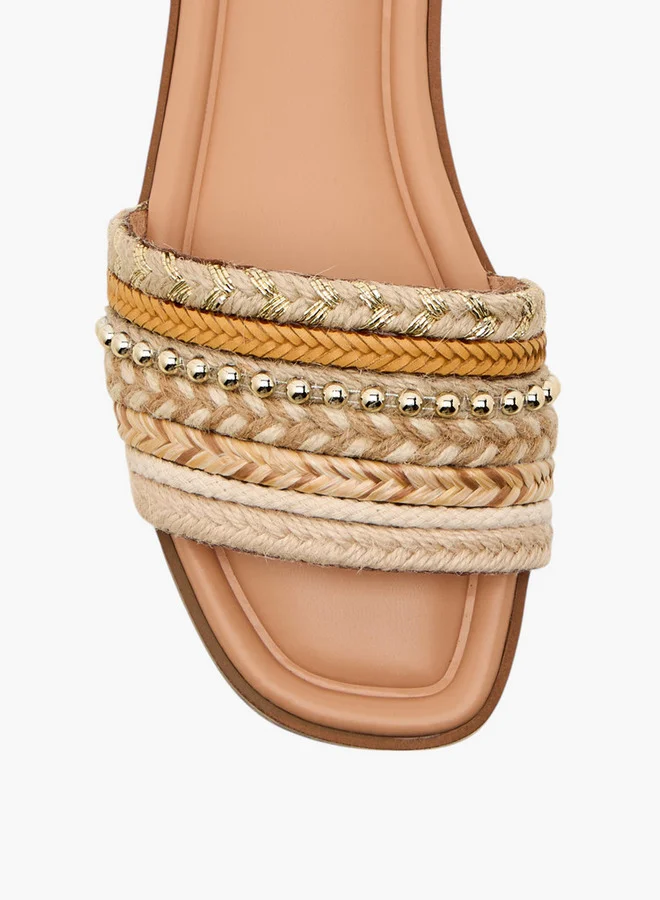Celeste Women's Embellished Slip-On Flat Sandals
