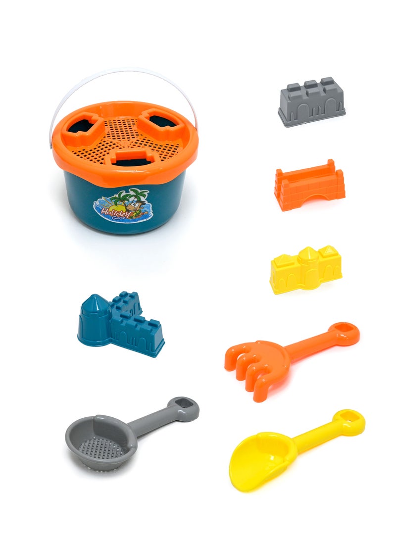 Toyland مجموعة صندوق الرمل للأطفال ألعاب صيفية خارجية للعب على الشاطئ أدوات الرمل لعبة الماء ألعاب للأطفال - Image 1