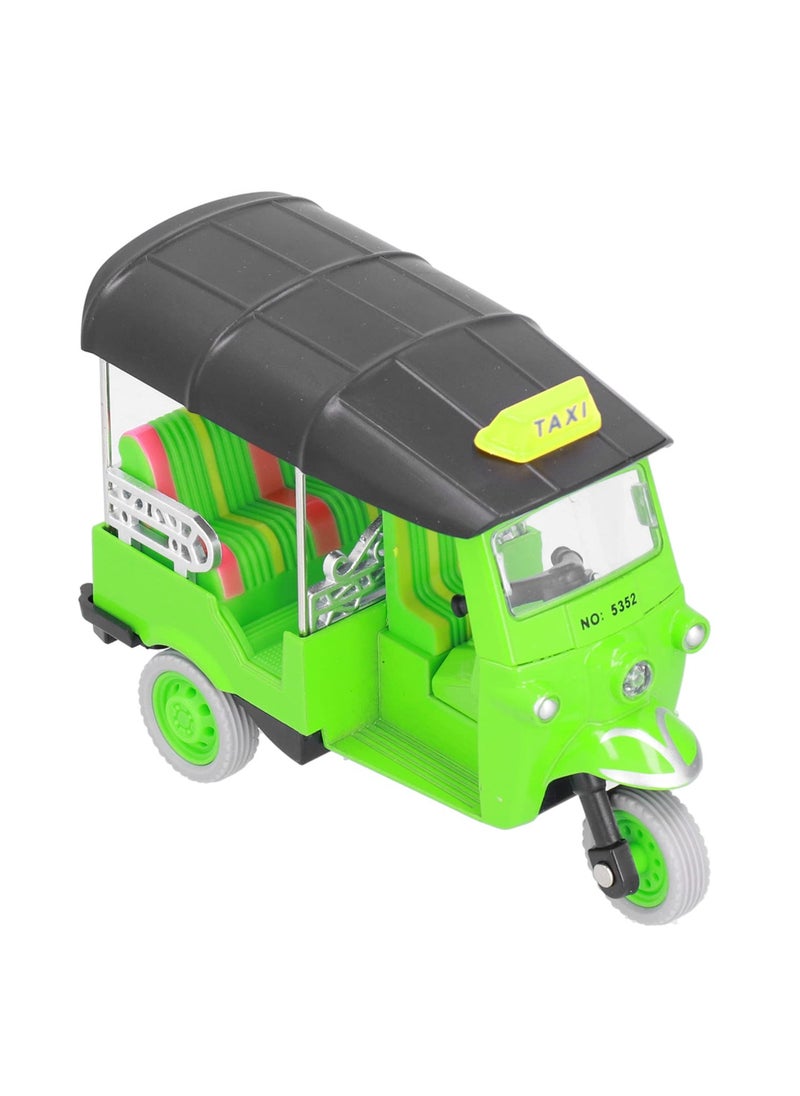 SYOSI - SYOSI Car Toys For Kids, Thailand Tuk Tuk Taxi Car Model Toy, Alloy Tricycle Toys for 3+ Kids Brithday Gifts Home Decor Collectible (Green) - Image 1