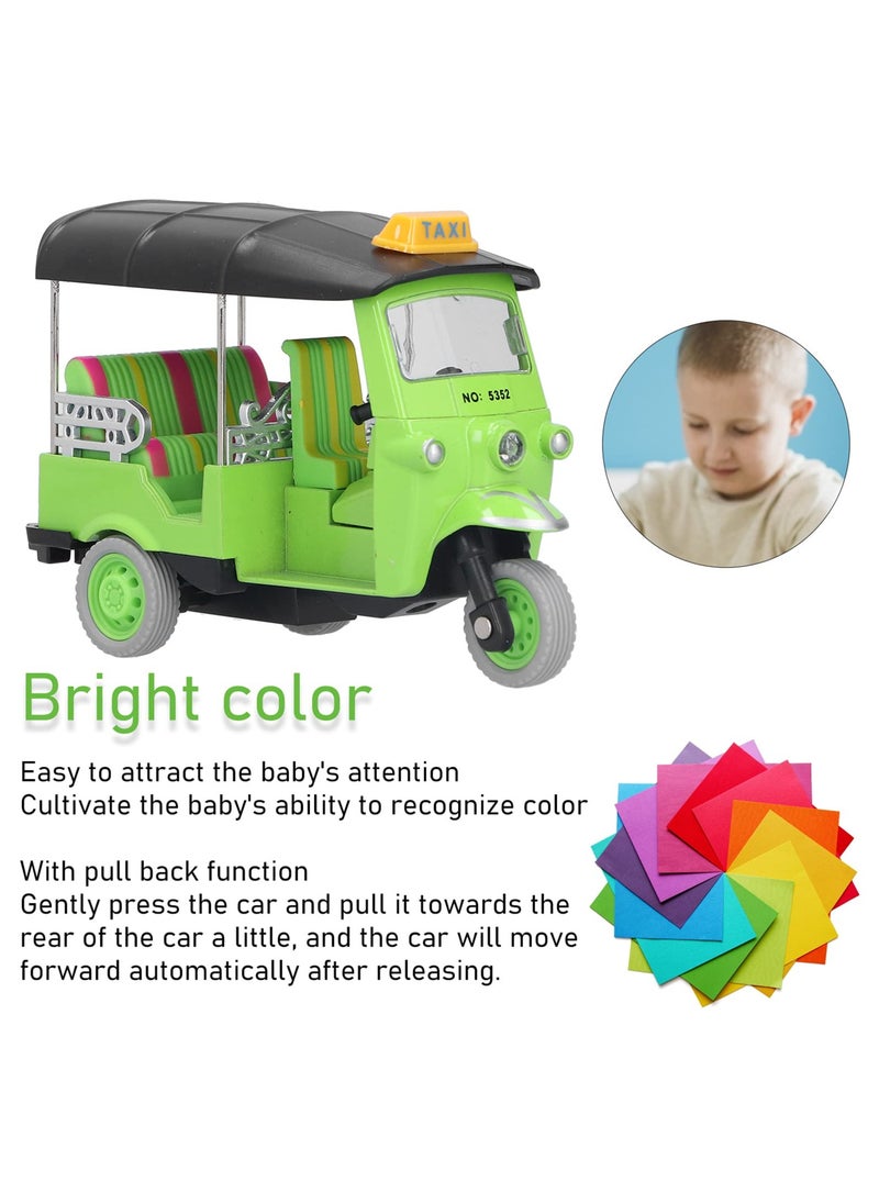 SYOSI - SYOSI Car Toys For Kids, Thailand Tuk Tuk Taxi Car Model Toy, Alloy Tricycle Toys for 3+ Kids Brithday Gifts Home Decor Collectible (Green) - Image 1