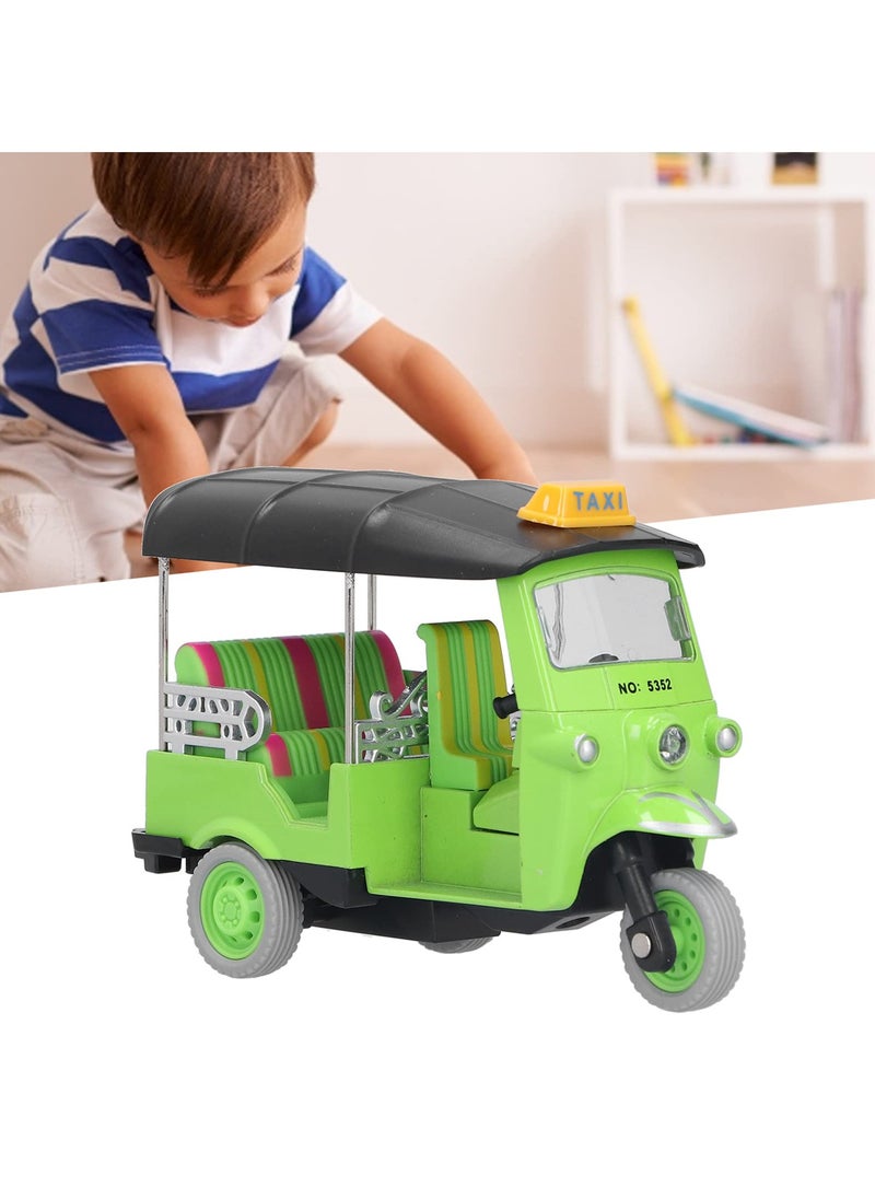 SYOSI - SYOSI Car Toys For Kids, Thailand Tuk Tuk Taxi Car Model Toy, Alloy Tricycle Toys for 3+ Kids Brithday Gifts Home Decor Collectible (Green) - Image 1