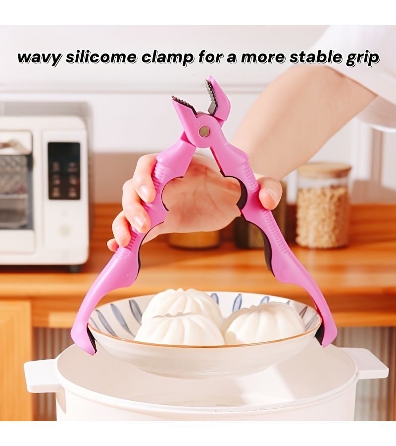 Box 3 In 1 Multifunctional Anti Scald Bowl Clip With Non Slip Heat Resistant Grip And Bottle Opener - Image 4