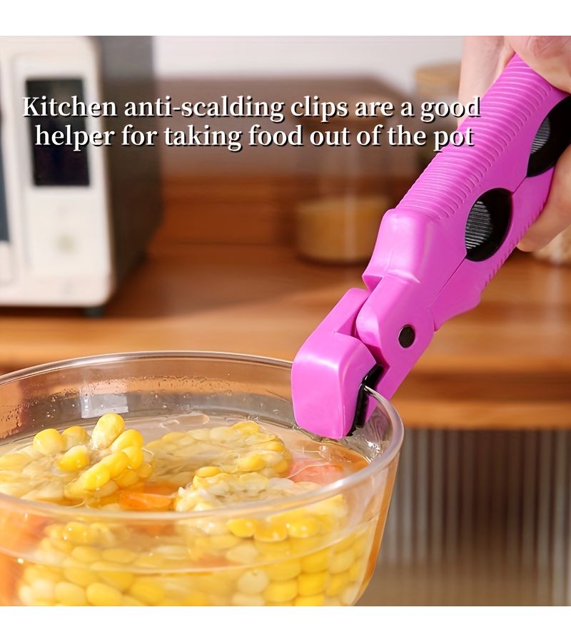 Box 3 In 1 Multifunctional Anti Scald Bowl Clip With Non Slip Heat Resistant Grip And Bottle Opener - Image 2