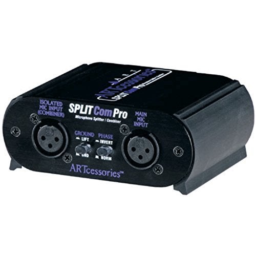 ART Splitcom Pro 2 Way Microphone Splitter and Combiner, Monitor - Image 5