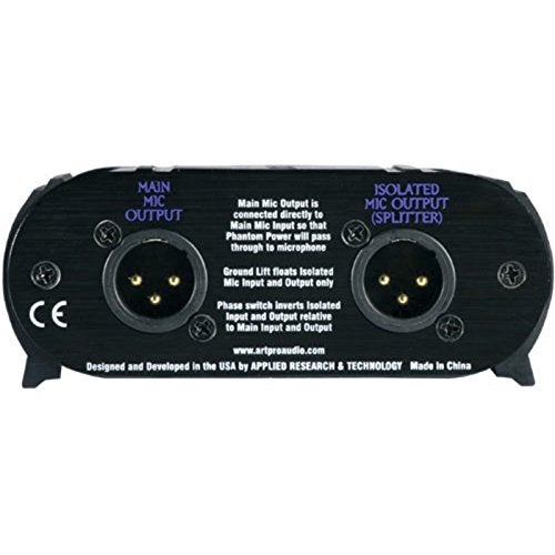 ART Splitcom Pro 2 Way Microphone Splitter and Combiner, Monitor - Image 2