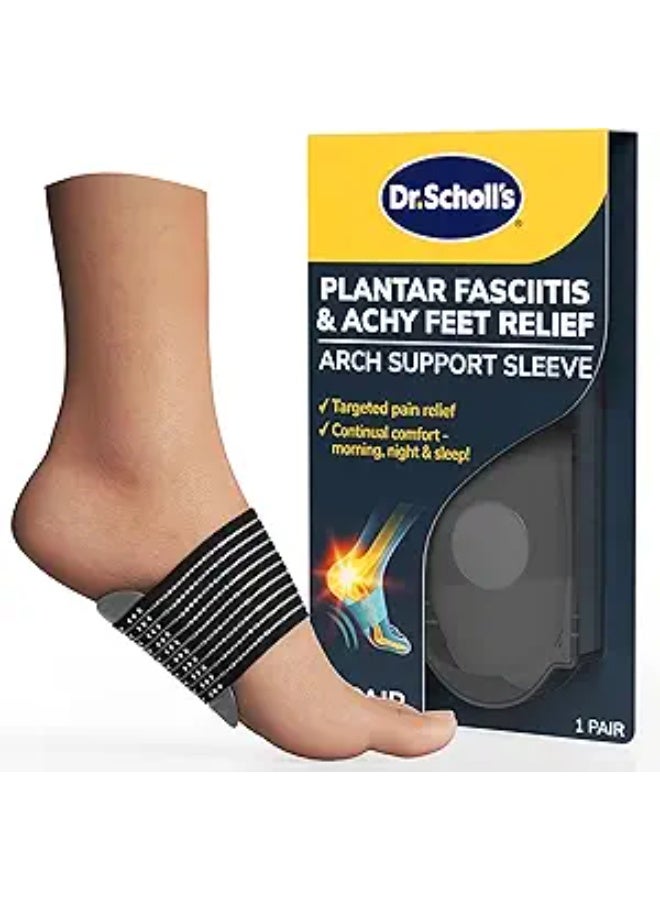 general Dr.Scholl's Plantar Fasciitis & Achy Feet Relief Arch Support Sleeve 1Pair