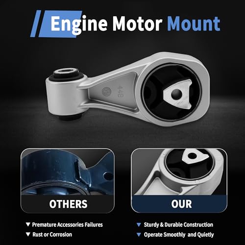 RABROPAR Front Right Engine Torque Strut Mount A7376 Compatible with Nissan Juke 1.6L 2011-2017 Sentra 1.6L 2017-2019 Sentra 1.8L 2013-2019 1.8L, Replaces 113501KC0A SKM9717 EM7009 1042448 113503SG0A - Image 3
