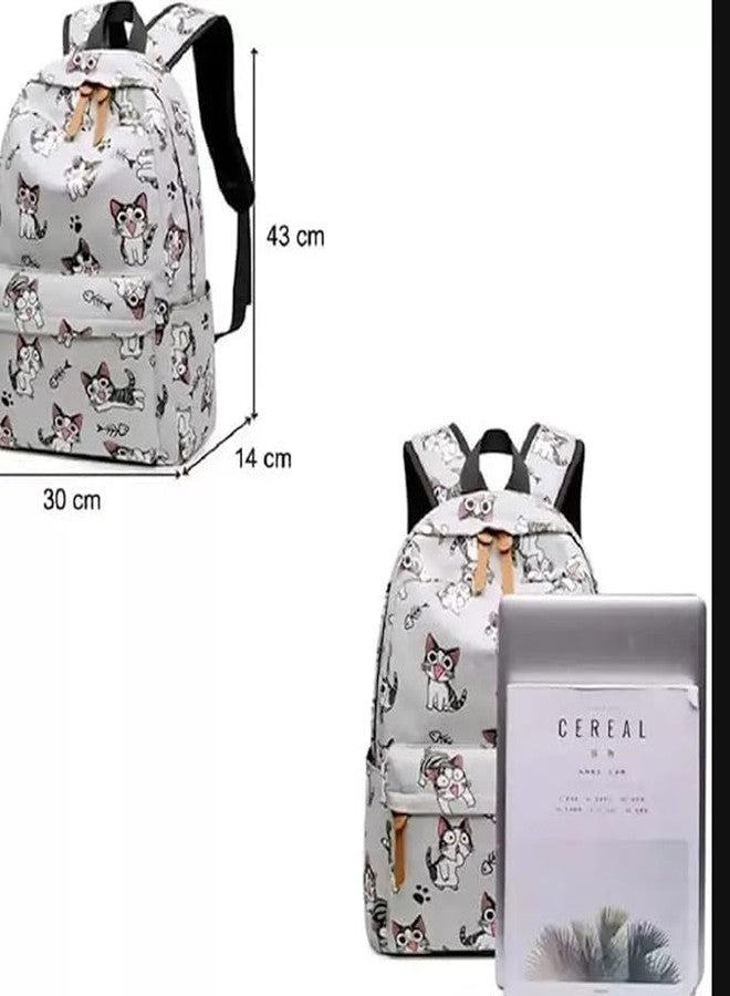 ALGROWD Medium Kids Backpack Waterproof Backpack, Girls & Women Stylish Trendy College, School & College Bag - Image 3