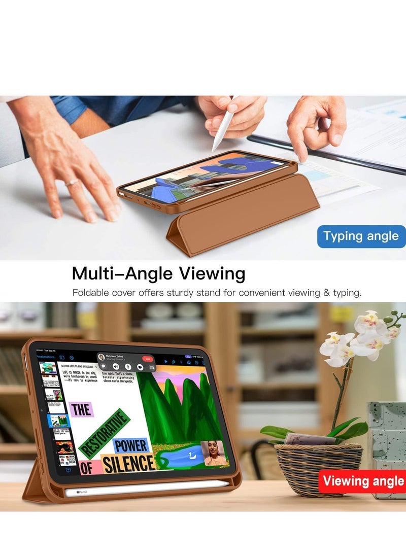 JAJEEK NEW Smart Case with Pencil Holder for iPad Mini 6 – Trifold Stand Smart Case with Soft TPU Back, Auto Wake/Sleep, Dust Proof & Anti-Fingerprint, Heavy Duty Protection - Image 3