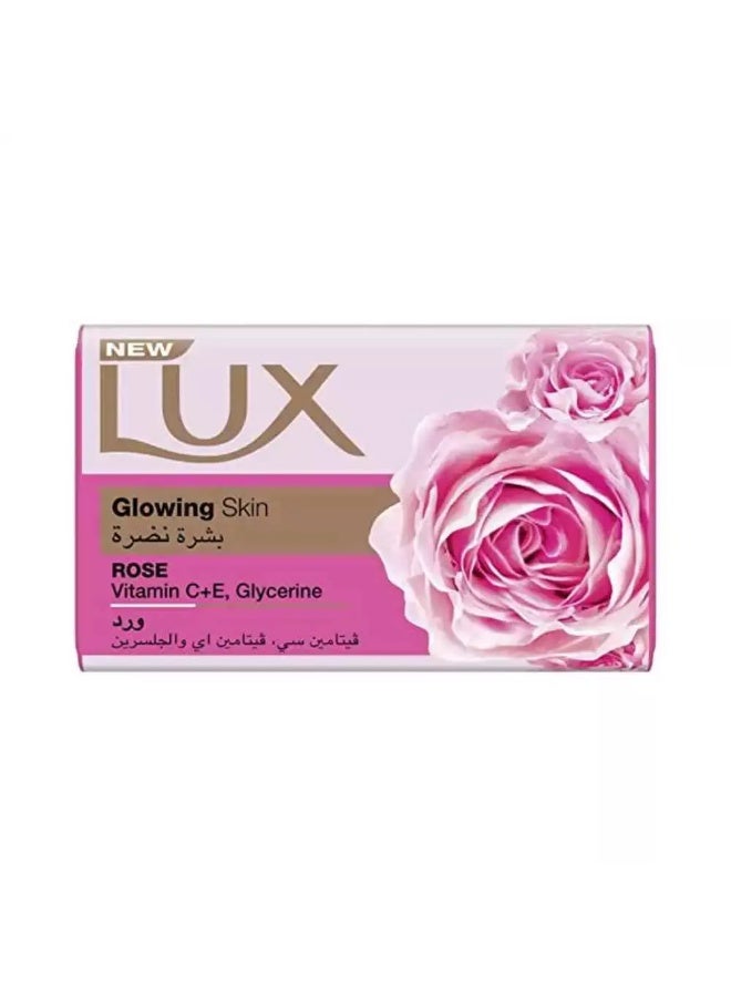 Lux Glowing Skin Soap Bar with Rose and Glycerin- 6X75gms - Image 1