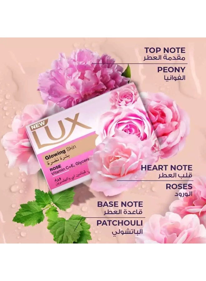 Lux Glowing Skin Soap Bar with Rose and Glycerin- 6X75gms - Image 3