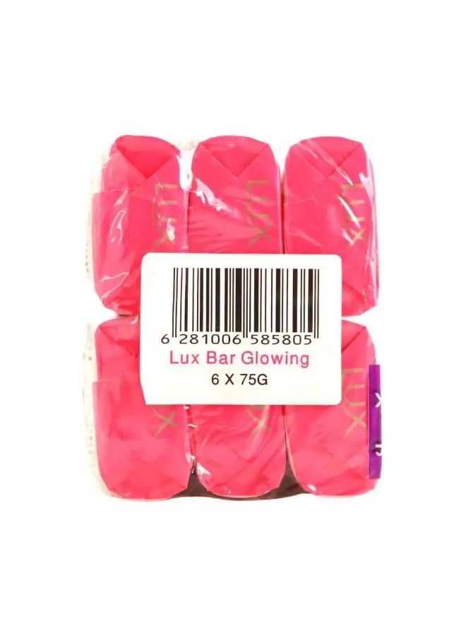 Lux Glowing Skin Soap Bar with Rose and Glycerin- 6X75gms - Image 4