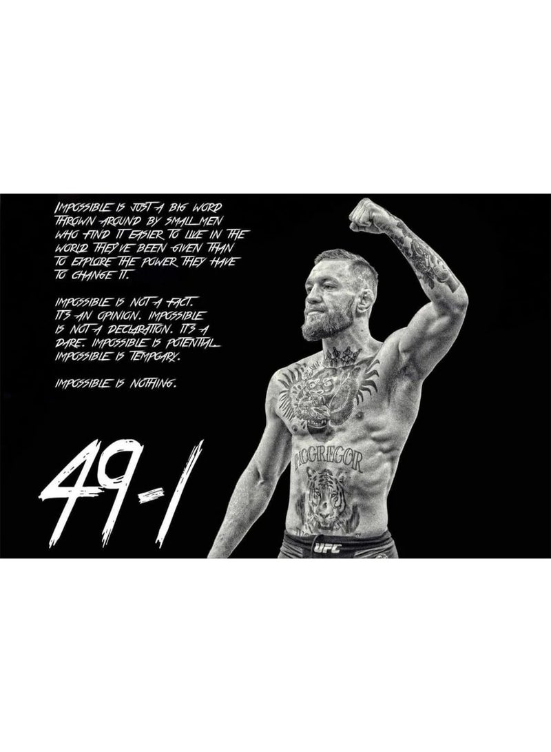 TNESSENTIAL CONOR MCGREGGOR CANVAS POSTER - Image 1