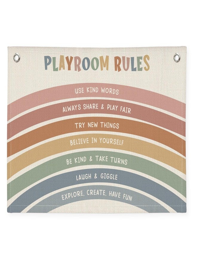 PLKMN 349LH-banner-playroom Canvas Banner - Image 1
