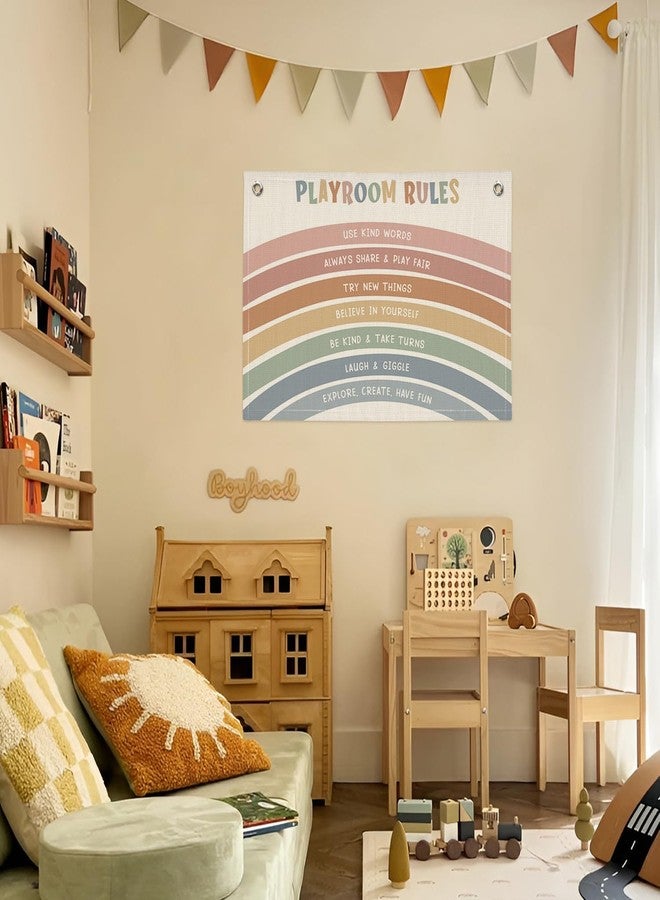 PLKMN 349LH-banner-playroom Canvas Banner - Image 4