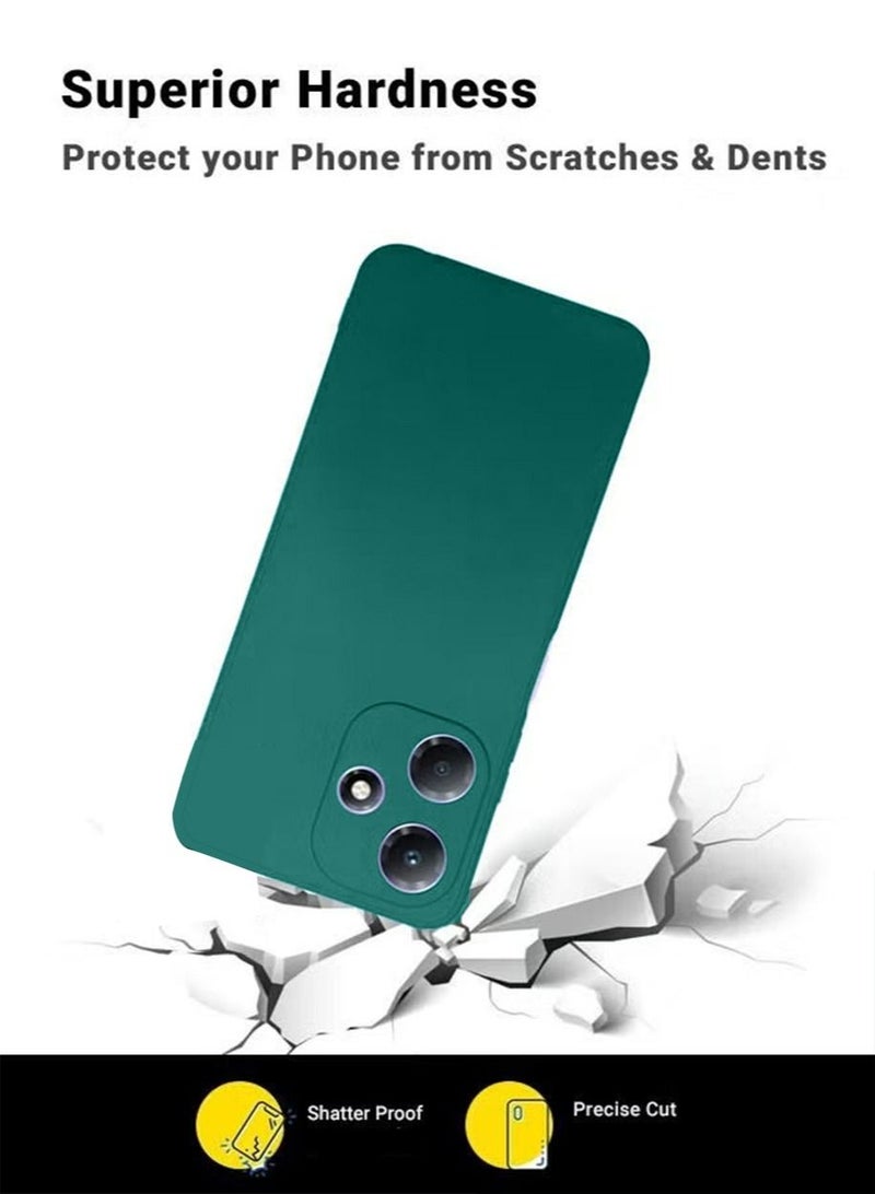 Infinix Hot 30i/Hot 30i NFC/X669 Silicone Back Case Cover Mobile Phone Accessories with Anti-drops Anti-fingerprints Camera Protection Soft Anti-scratches Anti-drops Anti-fingerprints Protector - Image 4