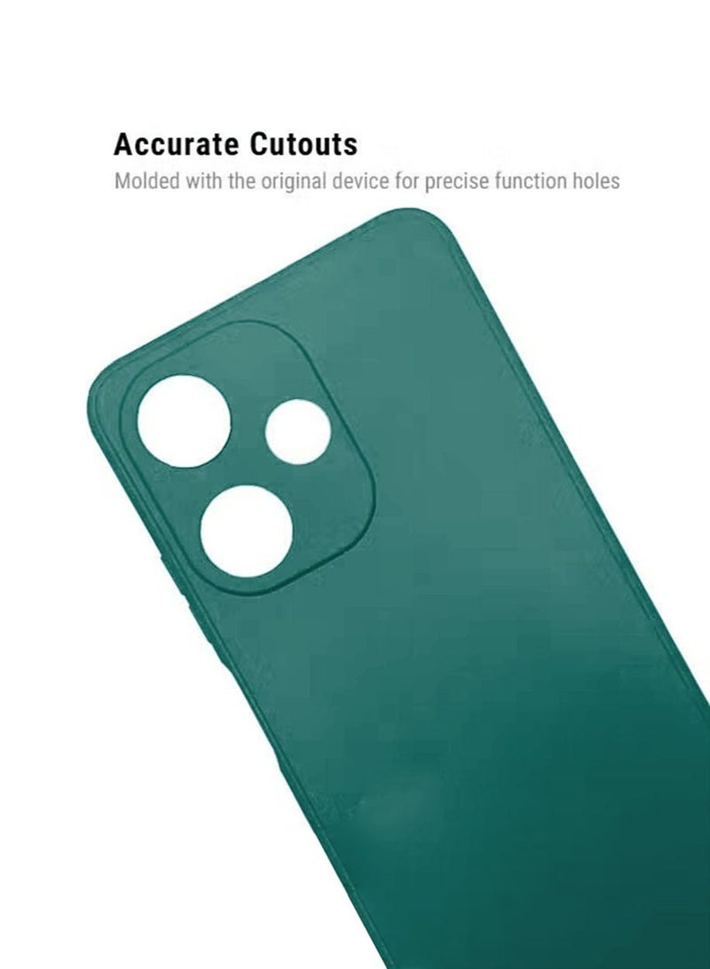 Infinix Hot 30i/Hot 30i NFC/X669 Silicone Back Case Cover Mobile Phone Accessories with Anti-drops Anti-fingerprints Camera Protection Soft Anti-scratches Anti-drops Anti-fingerprints Protector - Image 5