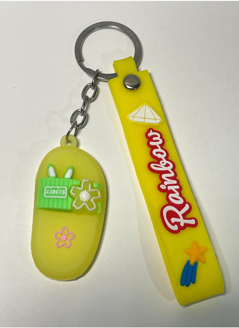 Generic - Distinctive cartoon keychain distinctive accessory keychain designed with Stabler shoe design with ribbon that fits with car keys wallet and bag wonderful and beautiful gift - Image 1