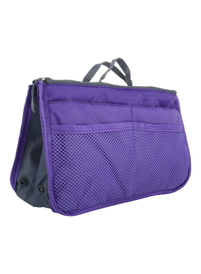 نيبمينينت حقيبة يد مزودة بسحاب لتنظيم مستحضرات التجميل متعددة الأغراض ومناسبة للسفر أرجواني - Image 2